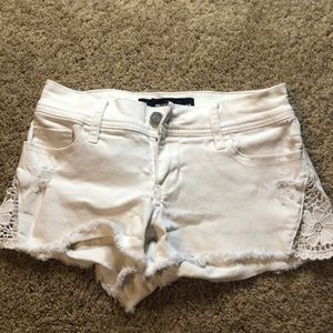 Hollister Short Short Low Rise Lace
